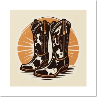 Western Boots Posters and Art